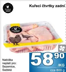 Jip Kuřecí čtvrtky zadní nabídka
