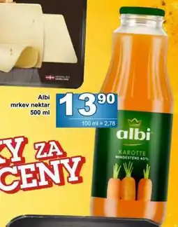 Jip Albi mrkev nektar 500 ml nabídka