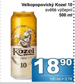 Jip Velkopopovický Kozel 10 nabídka