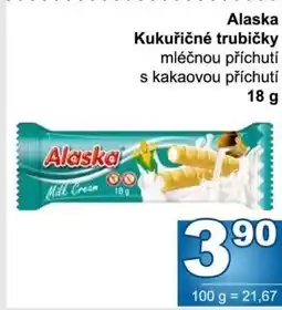 Jip Alaska KUKUŘIČNÉ TRUBIČKY nabídka