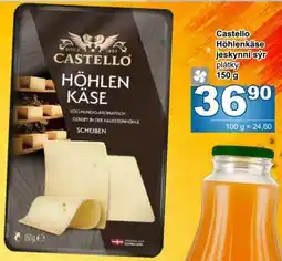 Jip Castello Höhlenkäse jeskynní sýr plátky nabídka