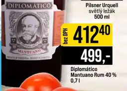 Jip Diplomático Mantuano Rum 40 % nabídka