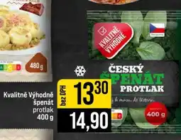 Jip Kvalitně Výhodně špenát protlak 400 g nabídka