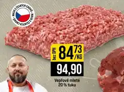 Jip Vepřové mleté 20% tuku nabídka