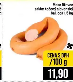 Jip Maso Dřevěný salám točený slovenský nabídka