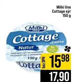 Jip Milki line Cottage sýr 150 g nabídka