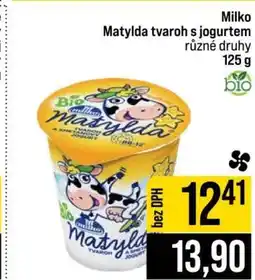 Jip Milko Matylda tvaroh s jogurtem nabídka