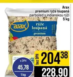 Jip Arax premium rýže loupaná nabídka
