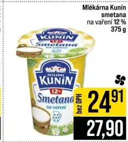 Jip Mlékárna Kunín Smetana nabídka