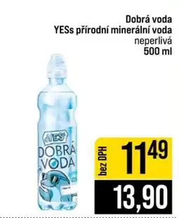 Jip Dobrá voda YESs přírodní minerální voda neperlivá nabídka