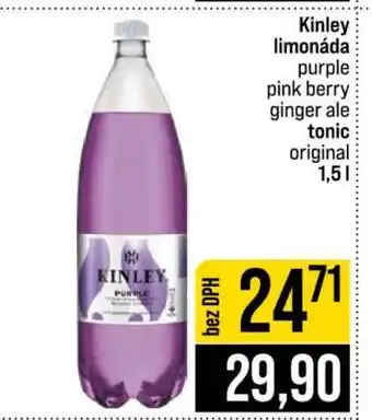Jip Kinley limonáda nabídka
