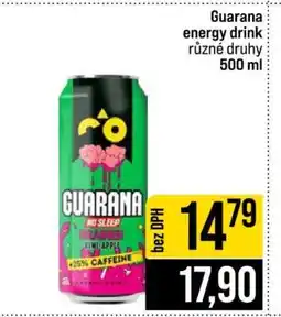 Jip GUARANA ENERGY DRINK nabídka