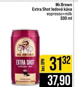 Jip Mr.Brown Extra Shot ledová káva nabídka