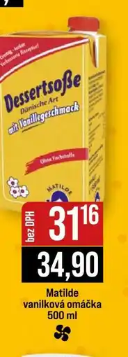 Jip Matilde vanilková omáčka nabídka