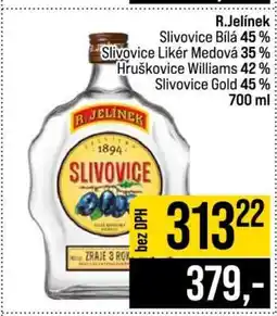 Jip R. Jelínek Slivovice bílá 45% nabídka
