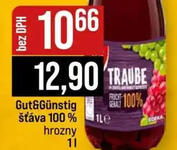 Jip Gut&Günstig šťáva 100% hrozny nabídka