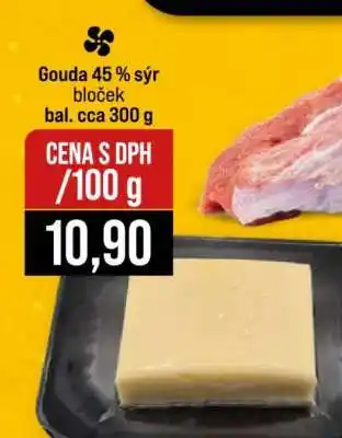 Jip Gouda 45 % sýr bloček nabídka