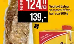 Jip Vepřová žebra ve vlastní šťávě bal. cca 900 g nabídka
