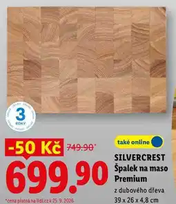 Lidl SILVERCREST Špalek na maso Premium nabídka