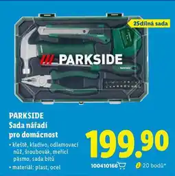 Lidl PARKSIDE Sada nářadí pro domácnost nabídka