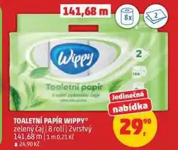 Penny Market TOALETNÍ PAPÍR WIPPY zelený čaj, 8 rolí, 2vrstvý nabídka