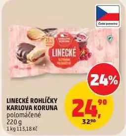 Penny Market LINECKÉ ROHLÍČKY KARLOVA KORUNA polomáčené nabídka