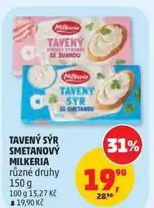 Penny Market TAVENÝ SÝR SMETANOVÝ MILKERIA různé druhy nabídka
