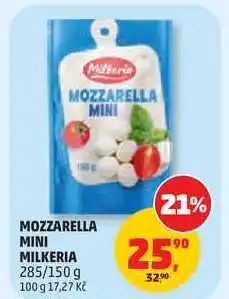 Penny Market MOZZARELLA MINI MILKERIA, 285/150 g nabídka