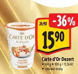 Albert Carte d'Or Dezert nabídka