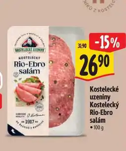 Albert Kostelecké uzeniny Kostelecký Rio-Ebro salám nabídka