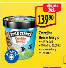 Albert Zmrzlina Ben & Jerry's nabídka