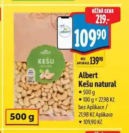 Albert Albert Kešu natural nabídka