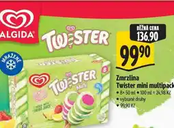 Albert Zmrzlina Twister mini multipack nabídka