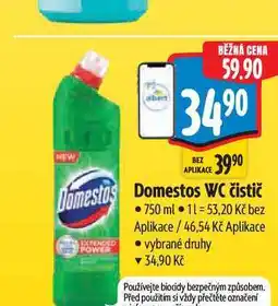 Albert Domestos WC čistič nabídka