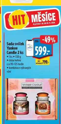 Albert Sada svíček Yankee Candle 2 ks nabídka