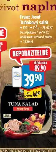 Albert Franz Josef Tuňákový salát nabídka