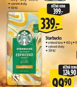 Albert Starbucks zrnková káva nabídka