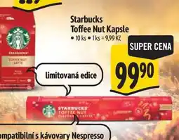 Albert Starbucks Toffee Nut Kapsle 10 ks nabídka