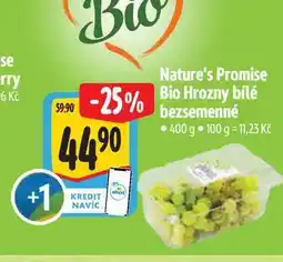 Albert Nature's Promise Bio Hrozny bílé nabídka