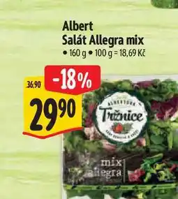 Albert Albert Salát Allegra mix nabídka