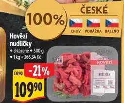 Albert Hovězí nudličky chlazené nabídka