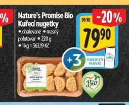 Albert Nature's Promise Bio Kuřecí nugetky nabídka