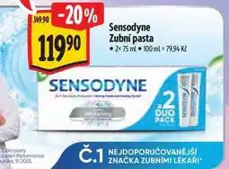 Albert Sensodyne Zubní pasta 2× nabídka