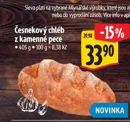 Albert Česnekový chléb z kamenné pece nabídka