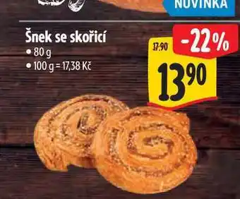 Albert Šnek se skořicí nabídka
