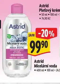 Albert Astrid Micelámí voda nabídka