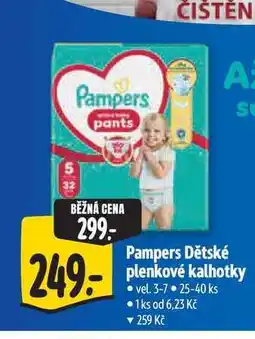 Albert Pampers Dětské plenkové kalhotky vel. 3-7 25-40 ks nabídka