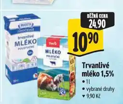 Albert Trvanlivé mléko 1,5% nabídka