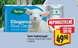 Albert Tento Toaletní papír 3vrstvý 8 rolí nabídka