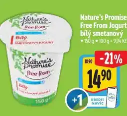 Albert Nature's Promise Free From Jogurt bílý smetanový nabídka